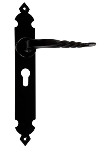 Manilla puerta exterior con placa